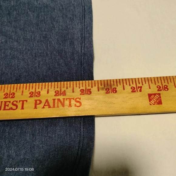 Matilda Jane Lena Flutter Sleeves Minimalist Classic style Blue Top size Medium - Picture 7 of 7